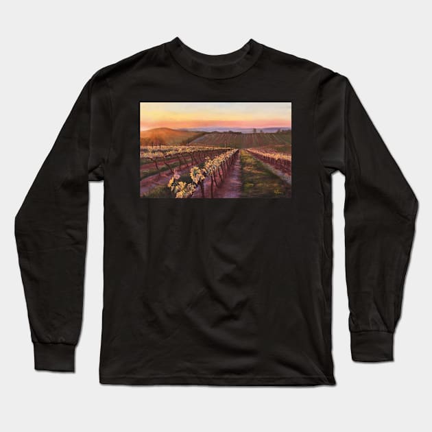 'Glowing Vines - Upton Hill' Long Sleeve T-Shirt by Lyndarob